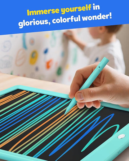 TEKFUN Kids Toys 10Inch LCD Writing Tablet, Mess Free Coloring Doodle Board, Drawing Pad for Kids Games Educational Toys for Ages 3-10 Girls Boys (Green)