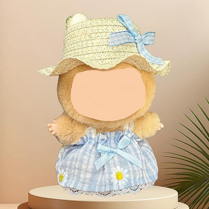 4 Pack—17cm Doll Clothes,Premium Doll Outfit with Accessories,Doll Princess Skirt,Cute Clothes Outfit for 17cm Dolls,End Dolls Fashion Clothing Set(No Dolls and Shoes) (Set K)