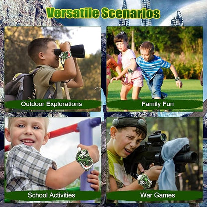 Dinosaur Walkie Talkies for Kids 2 Way Radios Toys for Boys Girls Ages 3-12 Long Range, 3 Channels Outdoor Adventure, Camping, Hiking Gifts Birthday Gifts Christmas Stocking Stuffers