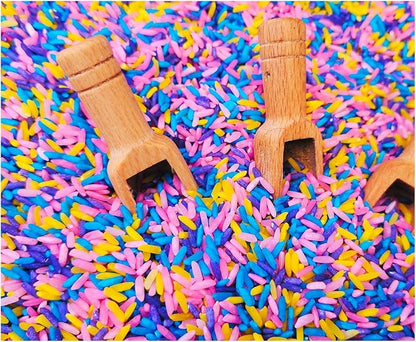 Colored Rice in Vibrant Colors, Sensory Bin Filler, Rainbow Rice for Art & Craft, Creative Learning & Color Perception, Non-Toxic, Safe for Kids & Pets, Made in The USA 2 LBS (Mix-2)