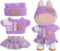 for Luxury 17cm Doll Clothes – 3-Piece Set （No Doll）, Adorable Outfit , Doll Outfit Clothes Set for 17cm Dolls,Clothes for Fashion Designer Collection Hat + Sweater + Skirt (Purple)