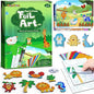 PERRYHOME Foil Arts and Crafts Kits-DIY No Mess Animal Fun Foil Paper Craft Kits,Non-Toxic Kids Car Airplane Travel Activities Toys,Gifts for 4 5 6 7 8 Year Old Girls Boys Toddler Children