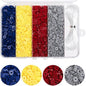 3500pcs Sports Color Clay Beads for Bracelets Making 6mm Heishi Beads Polymer Flat Round Disc Clay for Jewelry Making Sport Bead Crafts.