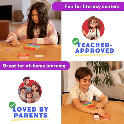 THE FIDGET GAME Vocabulary Words, Flash Card Game, Grade 4-6, Ages 9-12, Develop Communication and Reading Comprehension Skills, Fidget Mats, Learning Guide & PDF Workbook Included