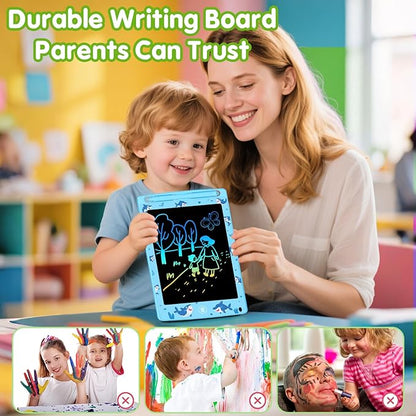 4 Pack LCD Writing Tablet for Kids, 8.5 Inch Colorful Doodle Board Drawing Pad, Party Favor Educational Learning School Prize Birthday Gifts for Boys Girls Age 3 4 5 6 7 8