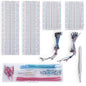 Breadboard Jumper Wires Kit 2Pcs 830 Breadboards +2PCS 400 Breadboards +130pcs Flexible Breadboard Jumper Wire +280pcs Jumper Cable+1pcs Tweezer for Arduino Raspberry Pi
