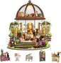 DIY Miniature House Kit,Tiny House Hanging Garden with Furniture & LED,DIY Dollhouse Miniature Kit for Adults Teen,Mini House Building kit,3D Wooden Craft Mini Model Kit,Birthday Gifts Home Decor