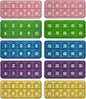 Ten Frame Pop Math Manipulatives - Set of 10 Silicone Fidget Toys for Kindergarten Classrooms - Engaging Educational Counting & Addition Toys for Kids 3 4 5 Years Old