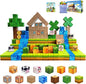 Magnetic Blocks Building Toys for Kids: Magnetic Blocks for Kids Ages 3-4, 8-12, 1" Magnet Cubes STEM Toys for Boys & Girls,Christmas Birthday Gifts for Toddler Ages 3+, 48PCS Blocks Farm Theme