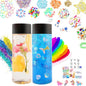 Sensory Bottles Kits Supplies Sensory Toys for Toddlers1-3, Calm Down Corner Supplies with Glitter, 2 Containers（2XL）…