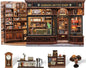 CUTEBEE Book Nook Kit - DIY Miniature House Coffee Shop Dollhouse Kit for Adults and Teens, Booknook Tiny House Bookshelf Decor 3D Wooden Puzzle, Gifts for Family, Friends (Corner Coffee Shop)