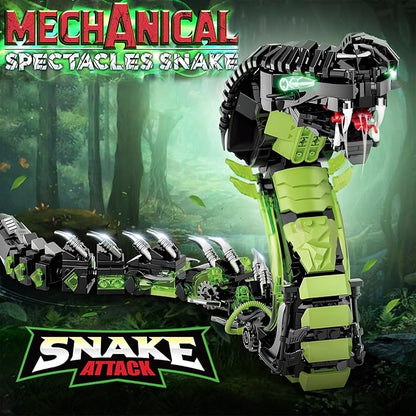 Mechanical Snake Building Blocks Set Creative Model Toys Set for Adults and Kids