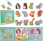 ASTARON 3D Magnetic Animal Puzzle with 60 Puffy Stickers for Toddlers, 41 Pieces Puzzles Preschool Education Learning Travel Toys Car Plane Activities for Kids Road Trip Birthday Gifts