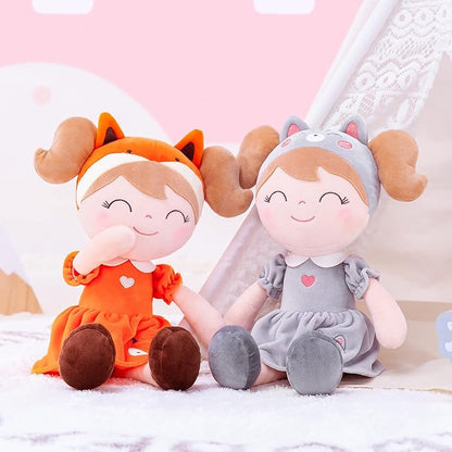 Gloveleya Personalized Doll with Your Name - Cute Pink Bunny Custom Soft Plush Doll for Girls Plush Doll Customized Gifts - Muñecas de Trapo Personalizadas para Niñas