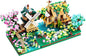 Tree House River Windmill and Port Cabin Model Assembly Blocks Creative DIY Decorative Presents for Street View Adults