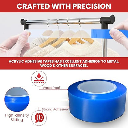 GGR Supplies T.R.U. UHMW High Impact Abrasion Resistant Slippery Tape with Acrylic Adhesive. 36 Yards (1/2" (12.5mm))