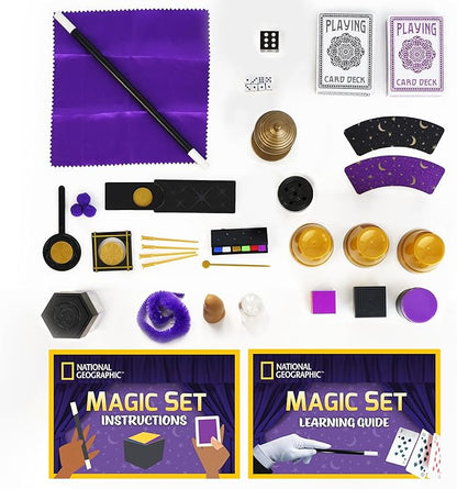Blue Marble National Geographic Mega Magic Set - More Than 75 Magic Tricks for Kids to Perform with Step-by-Step Video Instructions for Each Trick Shown by a Professional Magician (Amazon Exclusive)