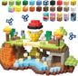 200PCS Magnetic Blocks Building Toys Set, Light Up Build 3D Magnetic Building Blocks for Kids Boys Girls Ages 3+, Magnet Cubes STEM Sensory Christmas Birthday Gift Construction Toys