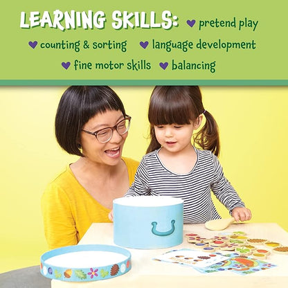 Peaceable Kingdom Acorn Soup Game - Educational Games for Toddlers, Includes Instructions and Parent Guide - 2 Year Old and Up