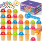 Aizweb Ice Cream Alphabet Learning Toys,Color Sorting Matching Letter Game for Toddlers,Stacking Montessori Preschool Kindergarten Learning Activities,Educational ABC Fine Motor Skills Toys