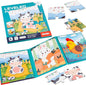 ASTARON Magnetic Puzzles for Toddlers, 9-12-16 Pieces Farm Learning Magnet Puzzle for Road Trip, Educational Travel Toys Car Plane Activities for Kids, Kids Birthday Gifts