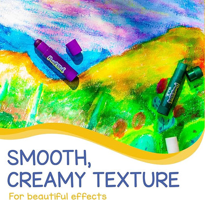 Tempera Paint for Kids and Toddlers - 30 Large Paint Sticks - Washable, Solid, Non Toxic, Mess free Paint Set - Arts and Crafts for Kids - for Wood, Glass, Canvas, or Card painting