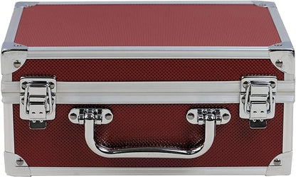 Ursae Minoris Elite Red Aluminum Box with Handle for 30 Certified or Certified-Style Coin Holders NGC, PCGS, ANACS, Elite, Lighthouse, BCW