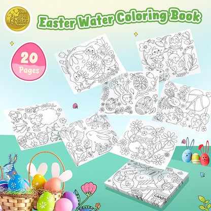 JoyCat Paint with Water Coloring Books for Toddlers, Watercolor Painting Sets for Kids Ages 3-5 4-8, Arts and Crafts Drawing Activities Toy Birthday Gift for Boys Girls (Spring)