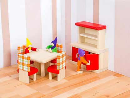 Plan Toys Doll House Dining Room - Neo Style