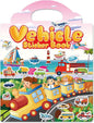 Reusable Sticker Book for Toddlers 2-4 Years, Stickers for Kids, Toddler Craft Activities, Toddler Travel Toys Ages 2+ Boy Girl Birthday Gifts
