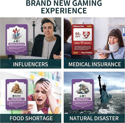 Paycheck to Billionaire: Master Financial Freedom - Smart Investing & Cost Management Board Game - Ideal for Game Night, Educational Play - Perfect for Boys and Girls Ages 8+, Adults and Family