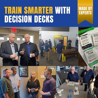 Church Safety and Security Decision Decks | 60 Conflict De-Escalation Scenario Cards for Church Safety Team Training, Leadership Communication, and Faith-Based Conflict Resolution