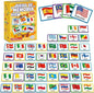 gisgfim 50 Pairs Juego de Memoria de Banderas del Mundo en español para niños y adultos Flags of the World Memory Matching Games in Spanish Educational Matching Game Fun Fast Memory Game Gift Learning