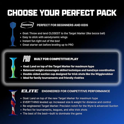 Popdarts Pro Pack (Blue and Green) - Indoor, Outdoor Suction Cup Throwing Game - Competition with a POP