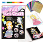 3 otters Foil Art Fun, Princess Arts and Crafts for Kids DIY Creative Travel Toy Birthday Gifts for Girls 4 5 6 7 8
