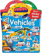 Benresive Reusable Sticker Books for Kids 2-4, Sticker Books for Toddlers 1-3 2-4, Toddler Travel Toys Activities Crafts Gifts - Farm, Space and Vehicle