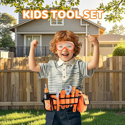 Kids Tool Set Toddlers Tool Kit 3 4 5 Year Old Construction Toys for Boys Birthday Gifts Age 3 4 5