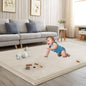 Baby Play Mat for Floor Tummy Time Nursery Rug Muscle Mat Area Playroom Rug Tatami 50 * 50" Memory Foam 1.3" Thick Crawling Time For Babies,Toddlers, Infants, Kids(Beige)