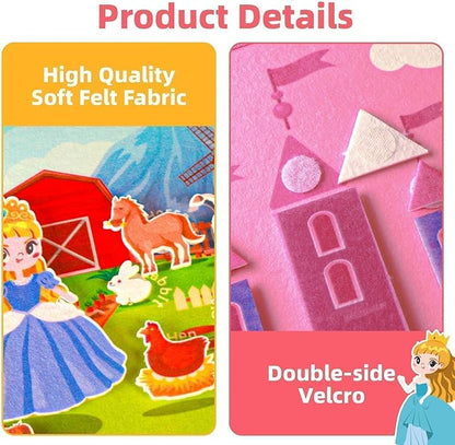 Montessori Busy Book for Toddlers 1 3, 19 in 1 Educational Learning Toys for Toddlers 2 4，Sensory Fine Motor Skills Activity Board for Girls Birthday Gifts,Busy Book Travel Toys