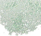 Iridescent Glass Tiny Bubble Beads, 0.4-3mm 10g No Hole Micro Mini Round Mint Green Water Droplets Beads - Applications: for Resin Filler, Nail Art, Dollhouse Bath Tub