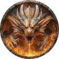 Bgraamiens 1000 Piece Jigsaw Puzzle - Dracarys Fantasy Dragon Art for Adults - Challenging Fire-Breathing Creature Puzzle for Game Room Wall Decor & Gifts