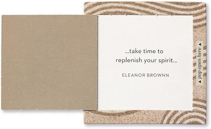 Compendium ThoughtFulls Pop-Open Cards — 2-Pack of Mindfulness, Live with Intention — 60 Pop-Open Cards, Each with a Different Message Inside
