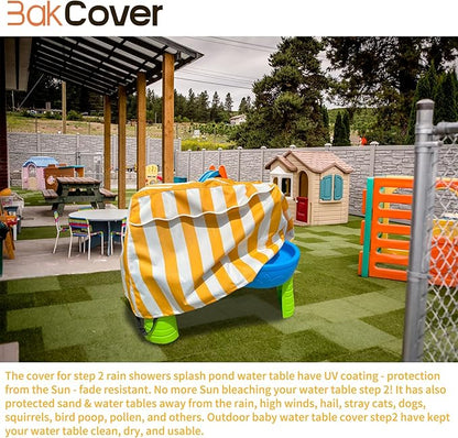 Water Table Cover Rain Showers Splash Pond Water Table, Water Table Cover for Water Table for Toddlers 1-3, Water Table Accessories for Outside Toys For Toddlers 1-3-Cover Only