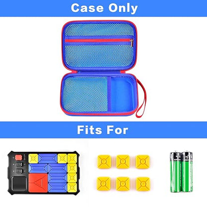 casmilee Case Compatible with Giiker Super Slide Brain Games, Brain Teaser Puzzles Organizer Storage Bag, Flow Slider Puzzle Game Holder (Blue)