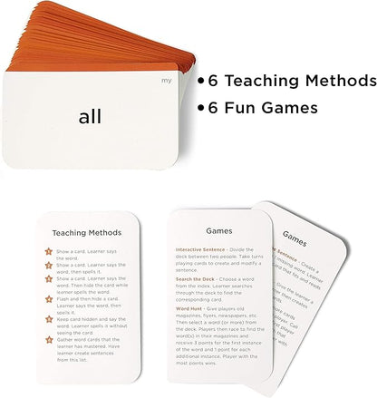 Think Tank Scholar Pre-K Sight Words Flash Cards (Pre-Kindergarden) - 100+ Dolch & Fry (High Freqency) Sight Word - Learn to Read, Site Words Learning for Toddlers, Homeschool/Classroom, Preschool