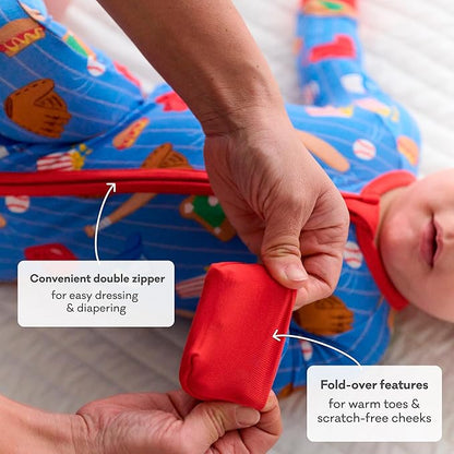 Little Sleepies Pajamas for Baby Boys & Girls, Viscose from Bamboo Baby Pajamas, Preemie & Newborn Sleepers, 2-Way Zipper PJs