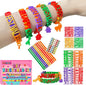 Art & Craft Kits for Kids, DIY Friendship Bracelet Making Kit for Girls, Jewelry Making, Christmas Gifts for Ages 5-12, Toys for Ages 5, 6, 7, 8, 9, 10, 11, 12 Years Old, Party Craft Activity