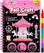 FUNNYB&G Foil Art Craft Activity for Kids - Gift for Girls Crafts for Kids Fun Art Creative Travel Toy, Birthday Gift Party Favor Toys for Girls 4 5 6 7 8 9 Years Old(Amusement Park)