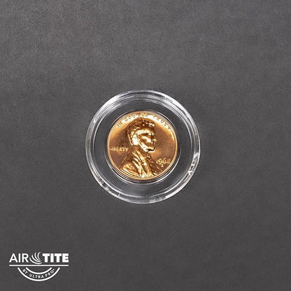 Air-Tite Holder A19 25ct Coin Holder / Coin Capsules - Protect & Display 19mm Collectible Coins, Direct Fit for 19mm Coins, Clear and Durable Protection for Collectible Coins Preserve Your Penny
