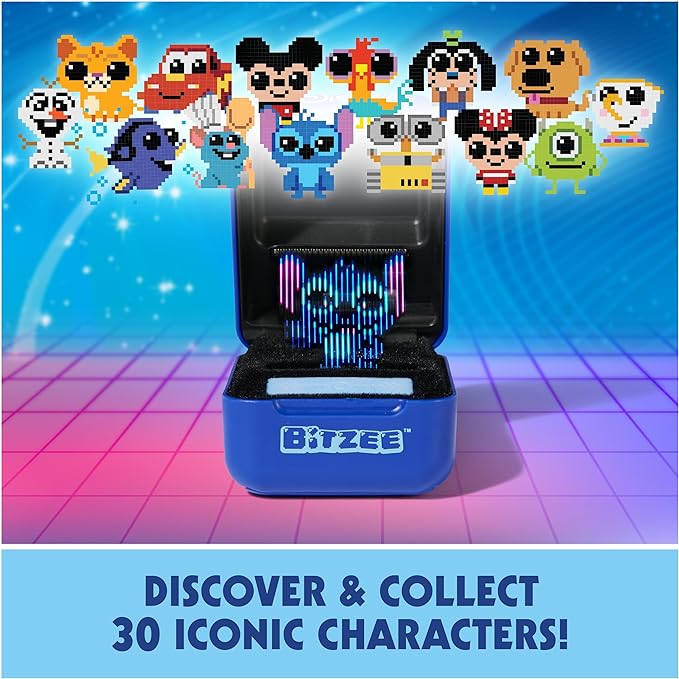 Bitzee, Disney with 30 Interactive Characters Inside, Reacts to Swipes, Tilts & Taps, Disney Toys & Digital Pet Kids Toys for Girls, Boys & Fans